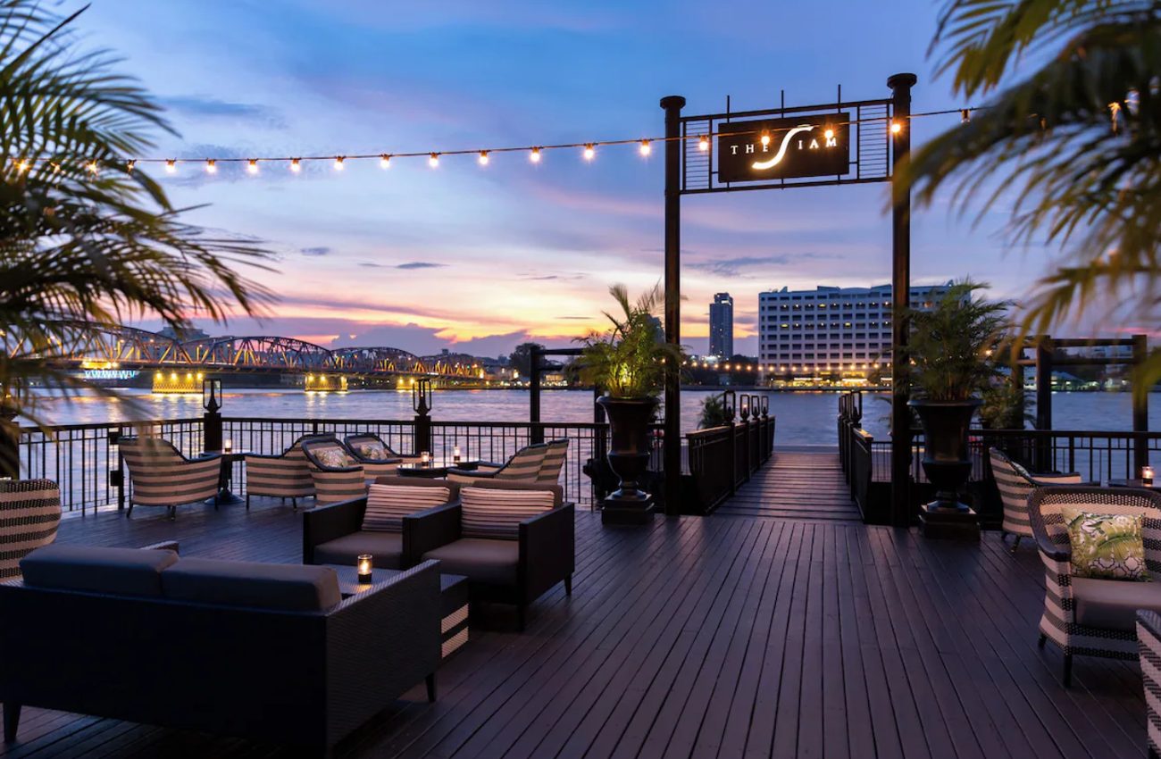 Eksklusiv villa- og restaurantstemning i Bangkok